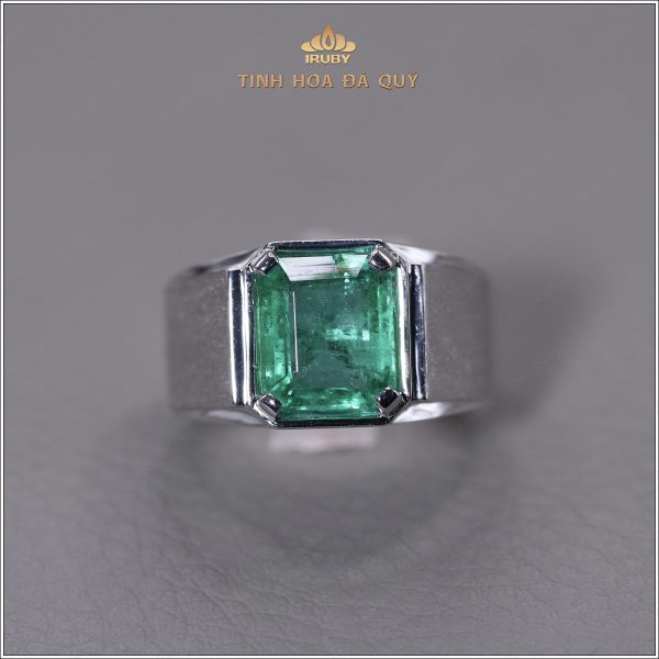 Nhẫn nam Emerald mẫu Doanh Nhân má xước - IREM 240512 hình ảnh 1