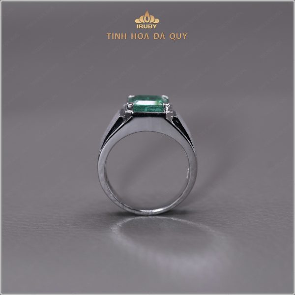 Nhẫn nam Emerald mẫu Doanh Nhân má xước - IREM 240512 hình ảnh 2