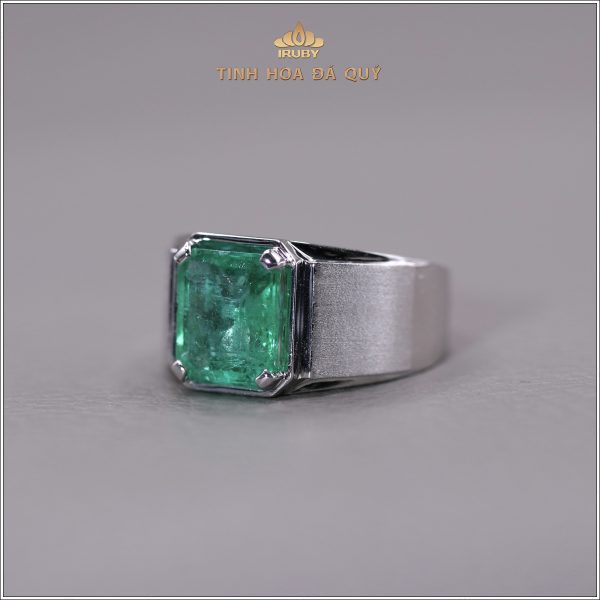 Nhẫn nam Emerald mẫu Doanh Nhân má xước - IREM 240512 hình ảnh 4