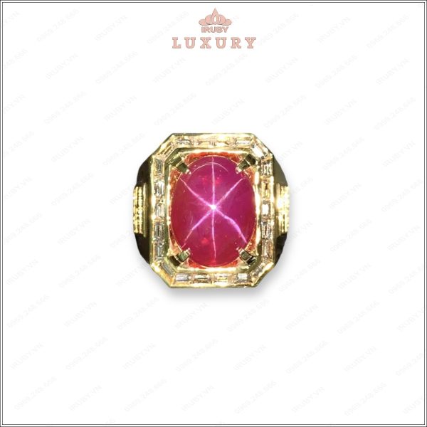 Nhẫn nam Ruby sao Luxury mẫu Chủ Tịch - IRSR 2404143 hình ảnh