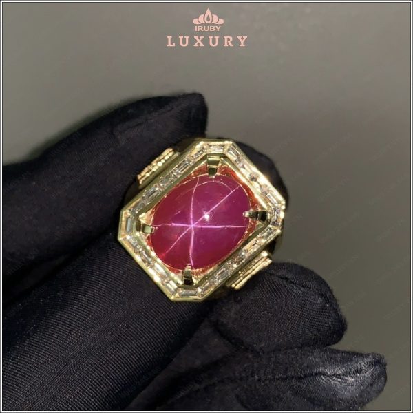 Nhẫn nam Ruby sao Luxury mẫu Chủ Tịch - IRSR 2404143 hình ảnh 2