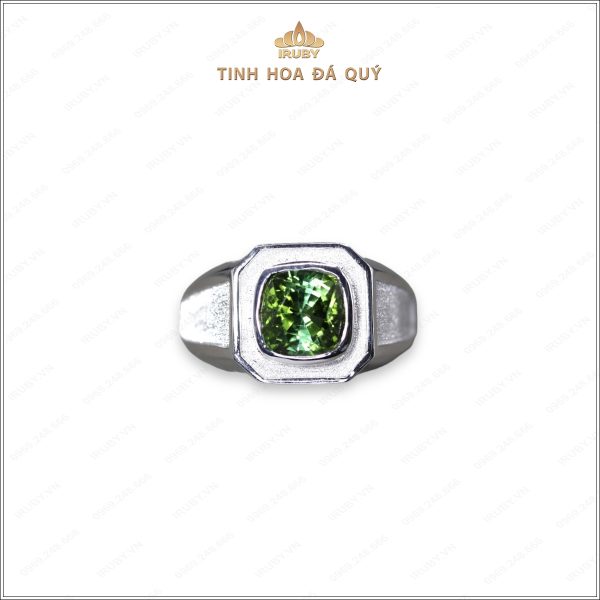 Nhẫn nam Tourmaline mẫu trơn Vintage - IRTM 235355 hình ảnh