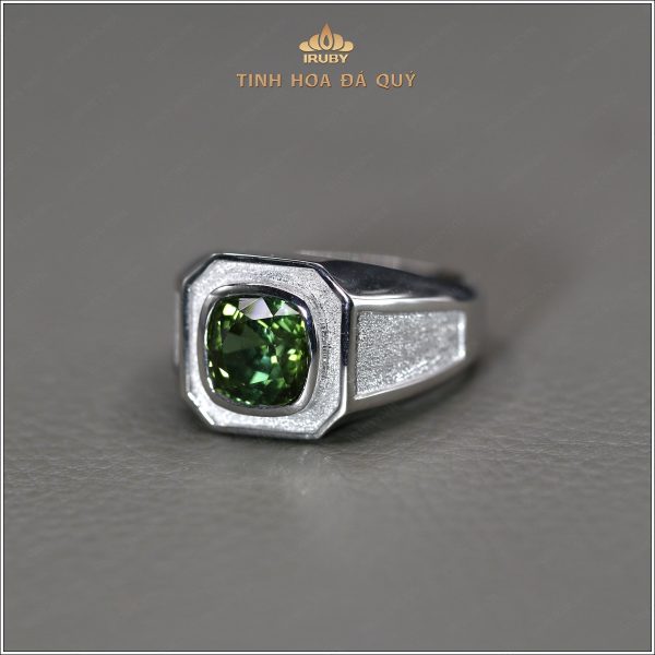 Nhẫn nam Tourmaline mẫu trơn Vintage - IRTM 235355 hình ảnh 2