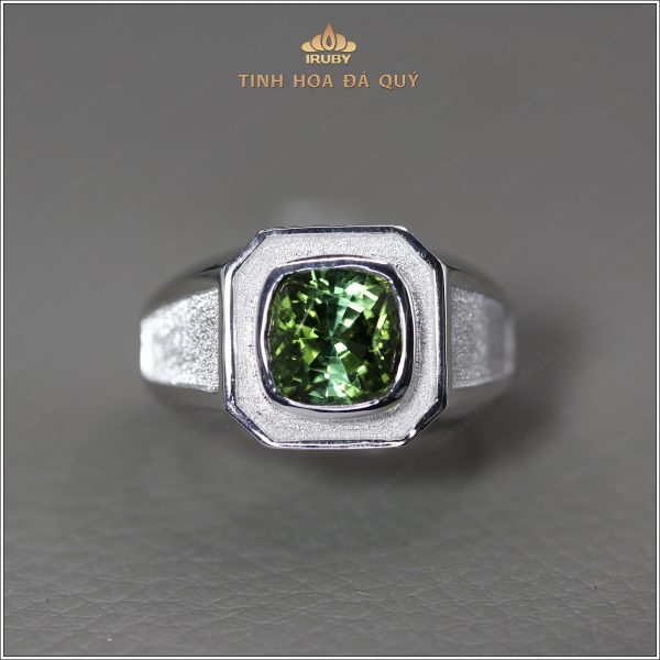 Nhẫn nam Tourmaline mẫu trơn Vintage - IRTM 235355 hình ảnh 5