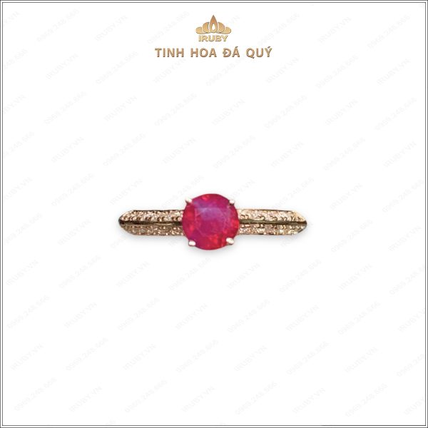 Nhẫn nữ Ruby kết Kim Cương - IRDM 236520 hình ảnh