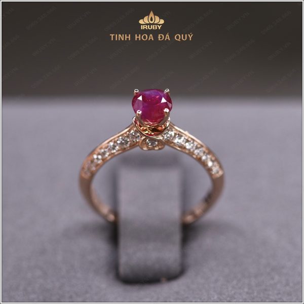 Nhẫn nữ Ruby kết Kim Cương - IRDM 236520 hình ảnh 1