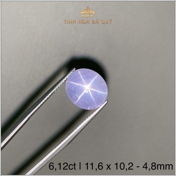 Đá Sapphire sao nét căng chất trong 6,12ct - IRSS231 2406612 hình ảnh 4