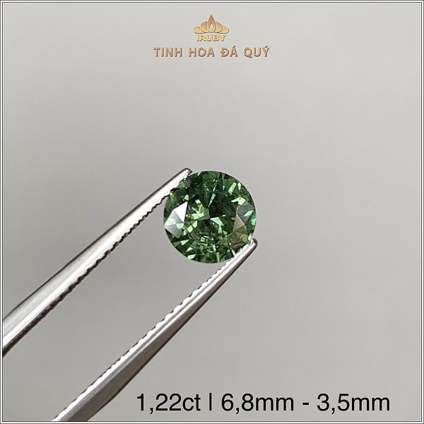 Đá Sapphire xanh lục Buôn Hồ 1,22ct - IRGS223 2406122 hình ảnh 2