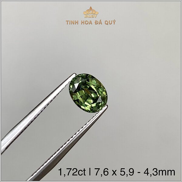 Đá Sapphire xanh lục Buôn Hồ 1,72ct - IRGS227 2406172 hình ảnh 2