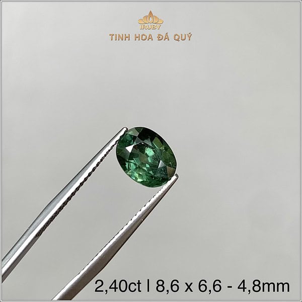 Đá Sapphire xanh lục Buôn Hồ 2,40ct - IRGS225 2405240 hình ảnh 2