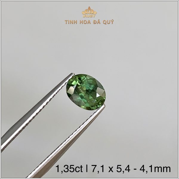 Đá Sapphire xanh lục tự nhiên 100% 1,35ct - IRGS247 2406135 hình ảnh 2