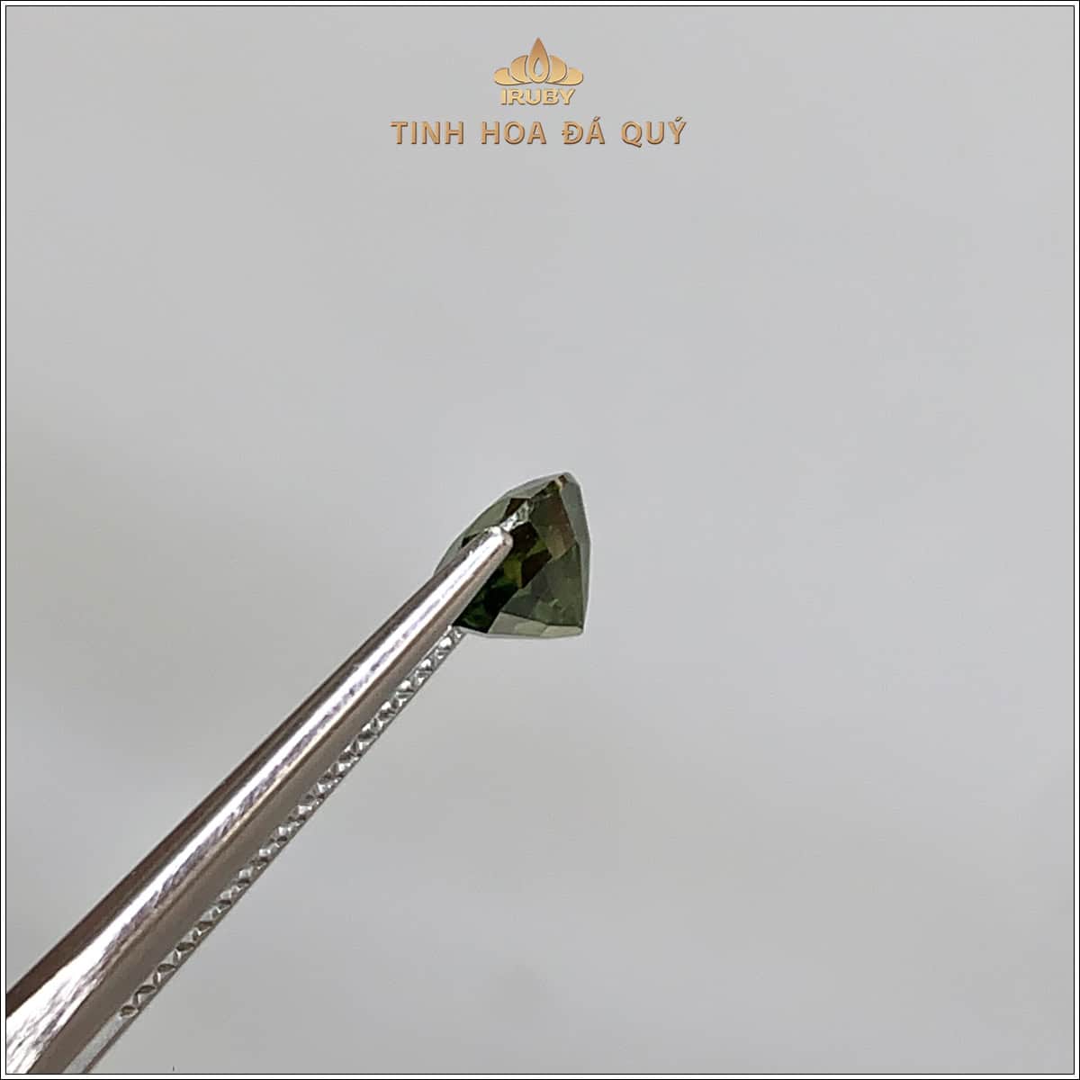 Đá Sapphire xanh lục tự nhiên 100% 1,35ct - IRGS247 2406135 hình ảnh 3