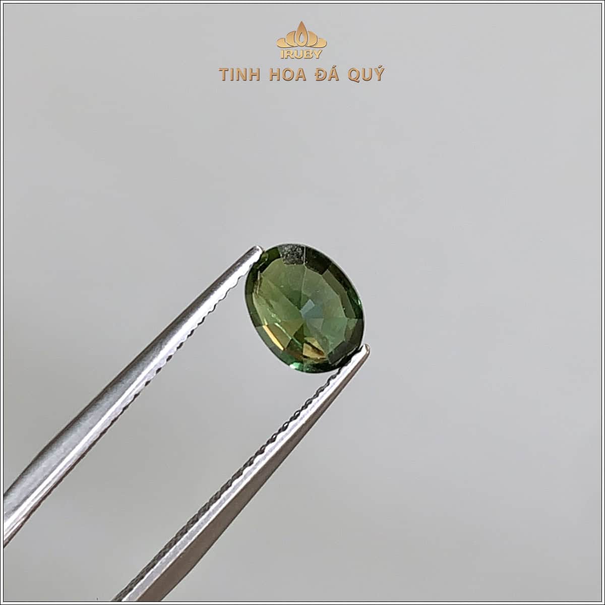 Đá Sapphire xanh lục tự nhiên 100% 1,35ct - IRGS247 2406135 hình ảnh 4