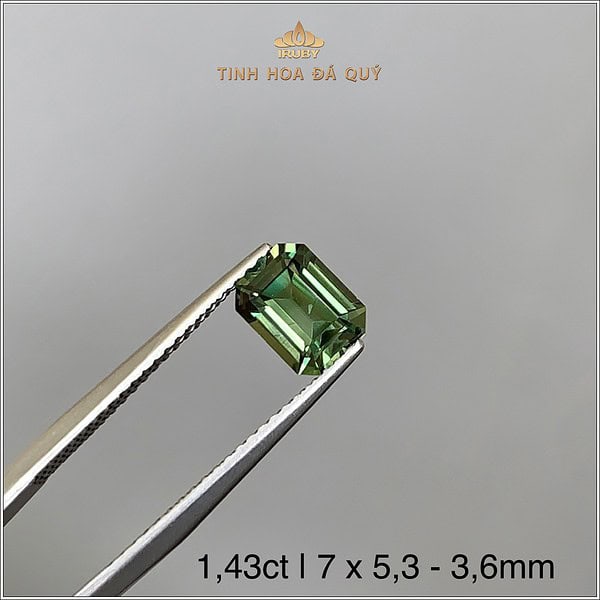 Đá Sapphire xanh lục tự nhiên 100% 1,43ct - IRGS235 2406143 hình ảnh 2