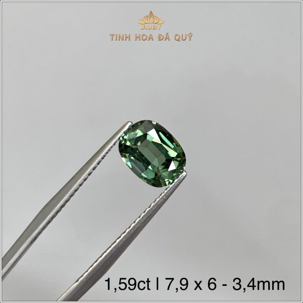 Đá Sapphire xanh lục tự nhiên 100% 1,59ct - IRGS233 2406159 hình ảnh 2