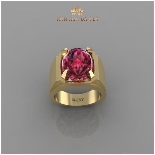 Mẫu 3D nhẫn nam Ruby Doanh Nhân - IRRC208 2403965 hình ảnh 2