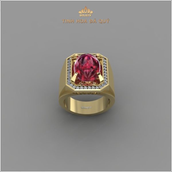 Mẫu 3D nhẫn nam Ruby mẫu Doanh Nhân - IRRC204 2401726 hình ảnh 2