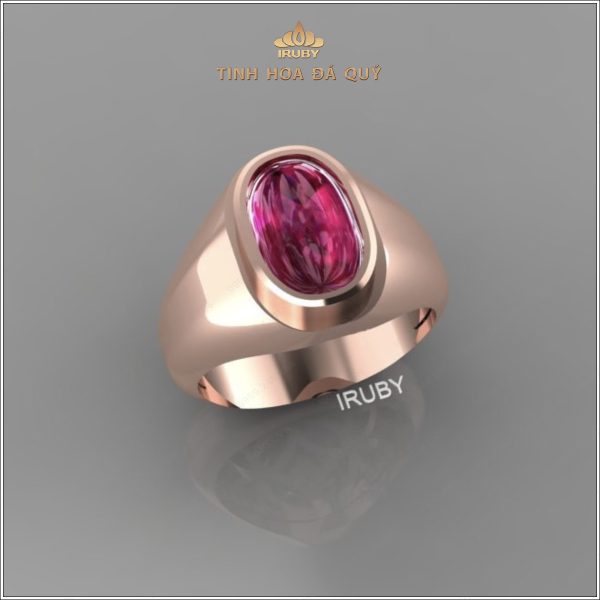 Mẫu 3D nhẫn nam Ruby sao Vintage - IRSR141 238330 hình ảnh 2