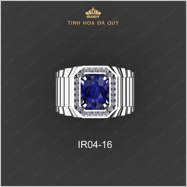 Mẫu 3D nhẫn nam Sapphire Rolex - IRBS173 2404237 hình ảnh 1