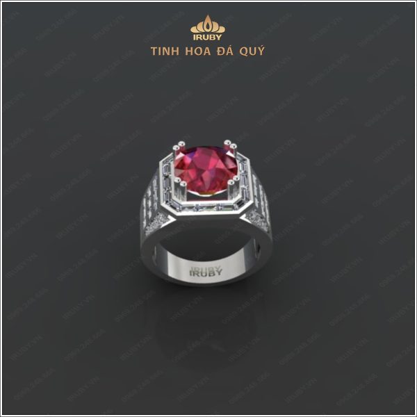 Mẫu 3D nhẫn nam Spinel Chủ Tịch - IRSI 240477 hình ảnh 2