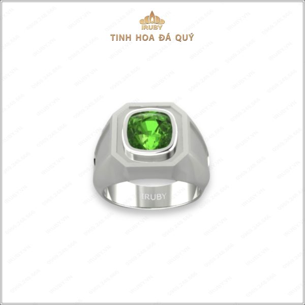 Mẫu 3D nhẫn nam Tourmaline trơn Vintage - IRTM 235355 hình ảnh