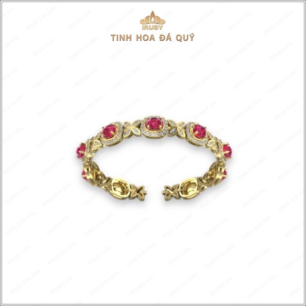 Mẫu lắc tay Ruby Cánh Tiên - IRRB 240601 hình ảnh