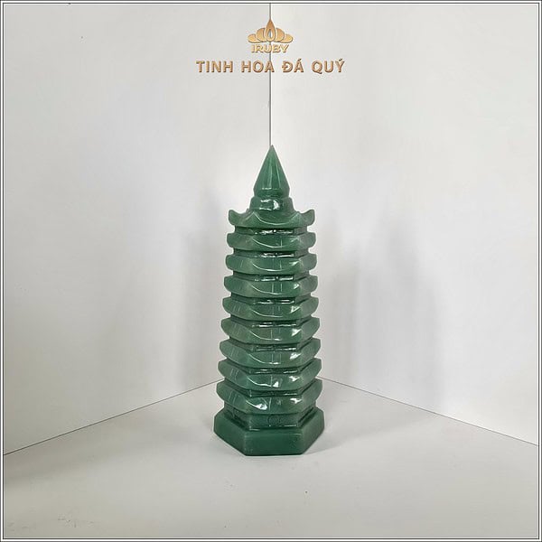 Tháp văn xương Aventurine tự nhiên 100% - IRTVX 240642 hình ảnh