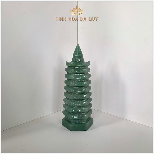 Tháp văn xương Aventurine tự nhiên 100% - IRTVX 240642 hình ảnh 1