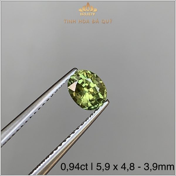 đá Sapphire xanh lục tự nhiên 100% 0,94ct IRGS264 2407094