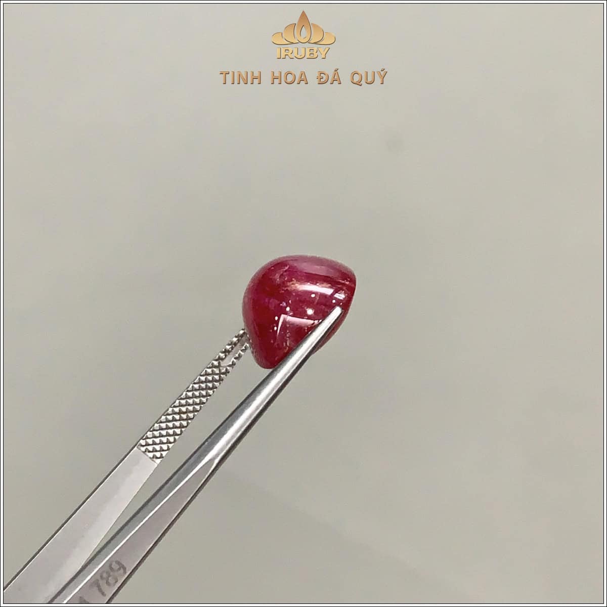 Đá Ruby cabochon Lục Yên 9,82ct -IRRC240 2407982 hình ảnh 2