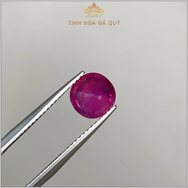 đá Ruby facet đỏ hồng 1,86ct IRRF238 2407186