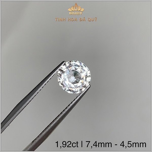 Đá Saphire Trắng tự nhiên 100% đẹp như Kim 1,92ct - IRSP271 2407192 hình ảnh 1