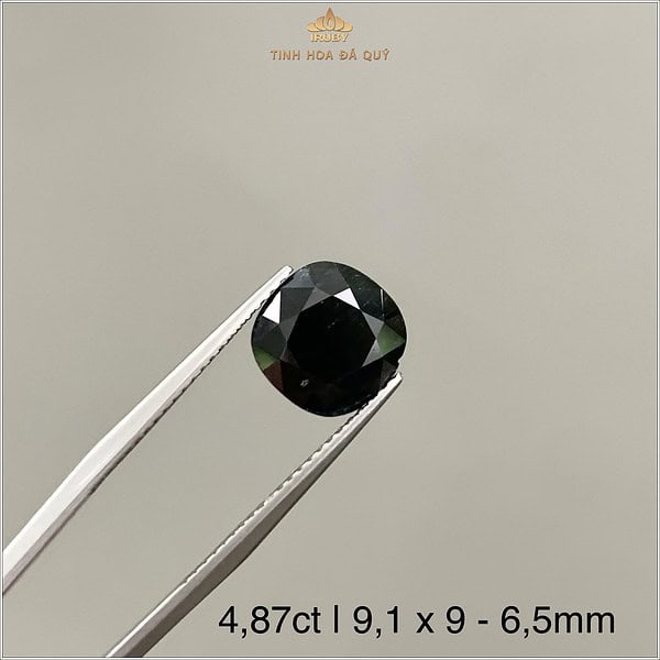 Đá Sapphire đen tự nhiên 100% 4,78ct IRSP253 2407478 hình ảnh 3