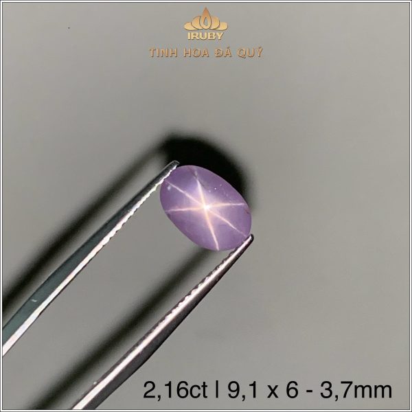 Đá Sapphire sao tự nhiên 100% 2,16ct IRSS268 2407216 hình ảnh