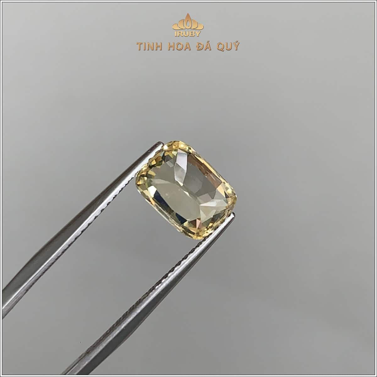 Đá Sapphire vàng tự nhiên 100% 2,58ct - IRYS257 2407258 hình ảnh 4