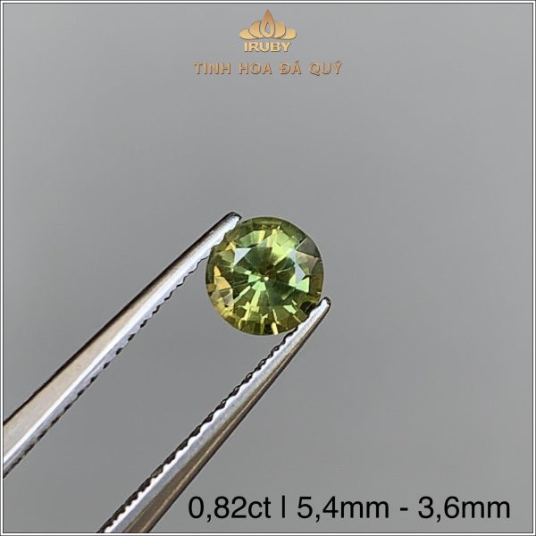 Đá Sapphire xanh lục tự nhiên 100% 0,82ct IRGS267 2407082 hình ảnh 2