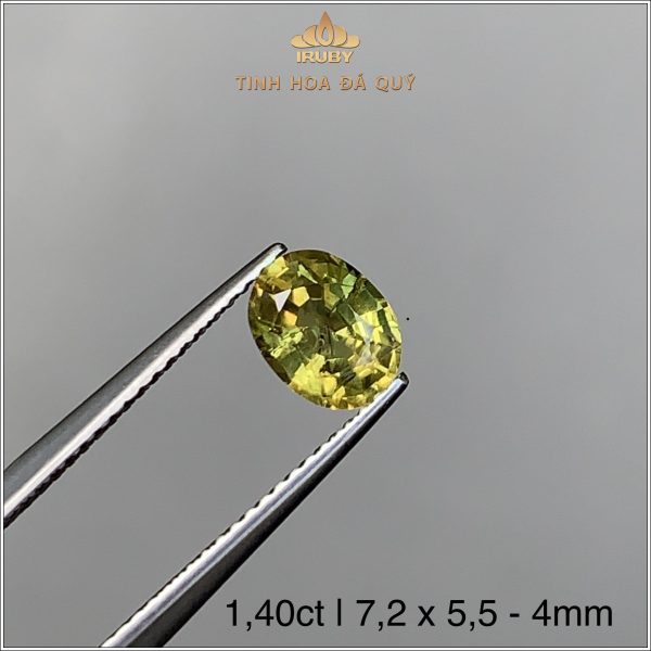 Đá bicolor Sapphire tự nhiên 100% 1,40ct - IRSP260 2407140 ảnh 2