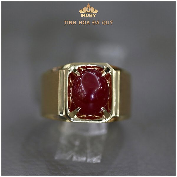 Nhẫn nam Ruby mẫu Doanh Nhân - IRRC2407887 hình ảnh 5