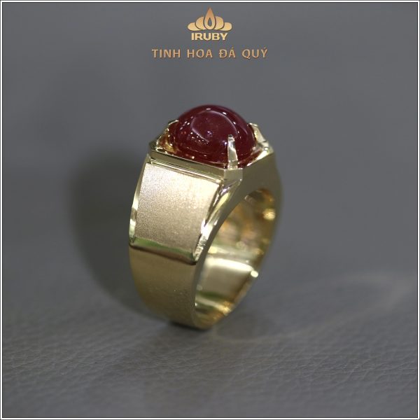 Nhẫn nam Ruby mẫu Doanh Nhân - IRRC2407887 hình ảnh 4