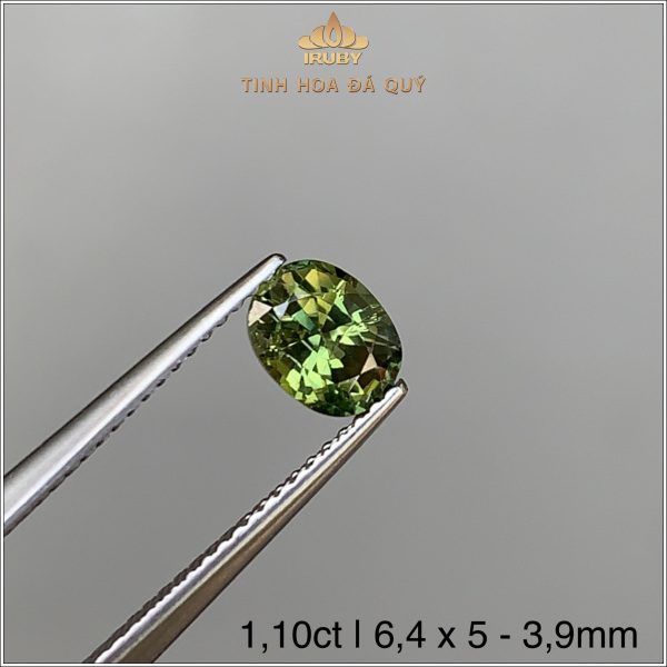 Đá Sapphire xanh lục chiếu long lanh 1,10ct  - IRGS265 2407110 hình ảnh 2