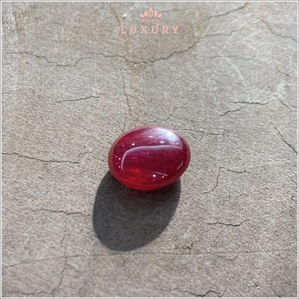 Đá Ruby cabochon Lục Yên tự nhiên 100% 12,3ct - IRRC254 2408123 hình ảnh 2