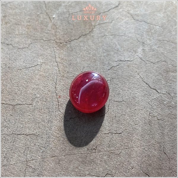 Đá Ruby cabochon Lục Yên tự nhiên 100% 12,3ct - IRRC254 2408123 hình ảnh 3