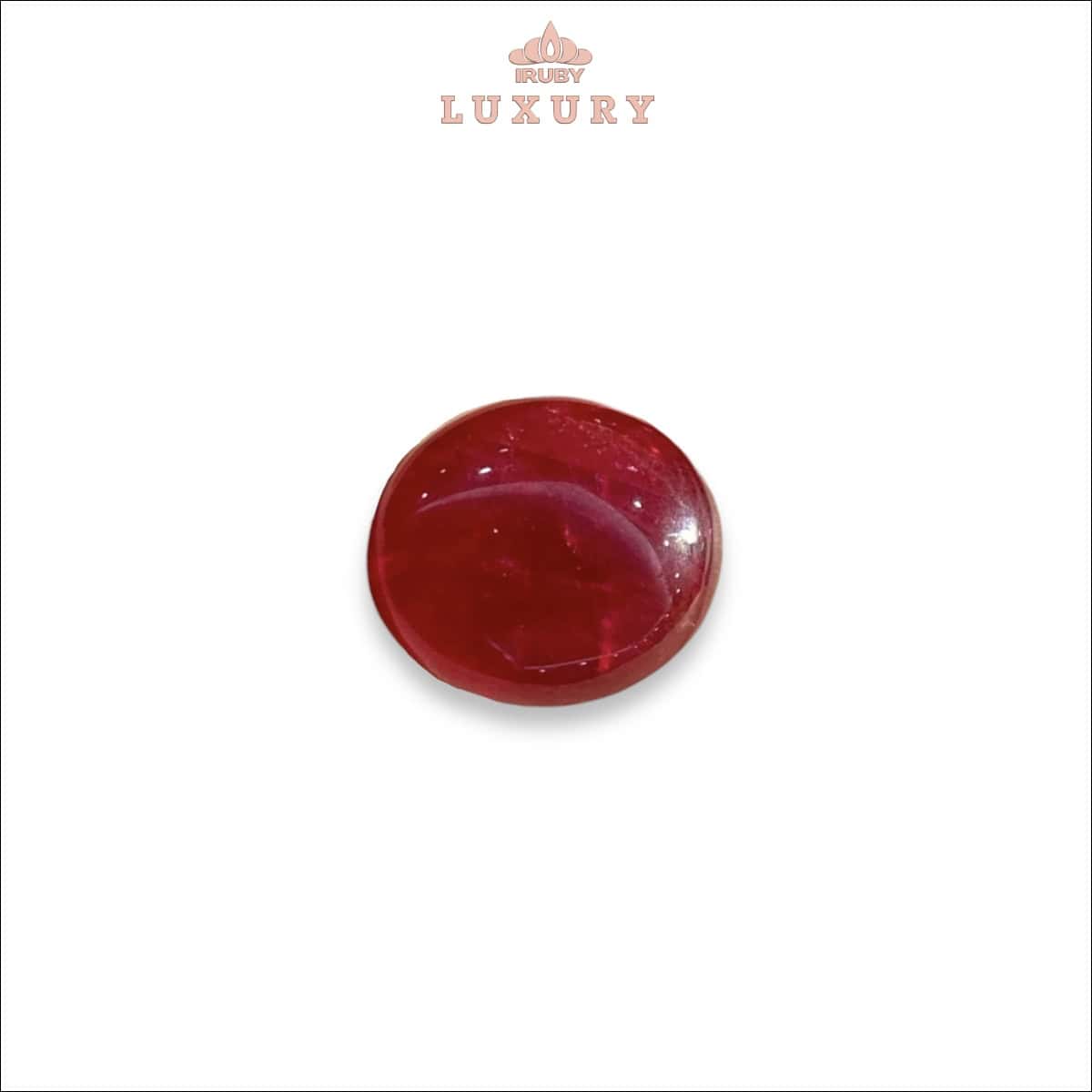 Đá Ruby cabochon Lục Yên tự nhiên 100% 12,3ct – IRRC254 2408123