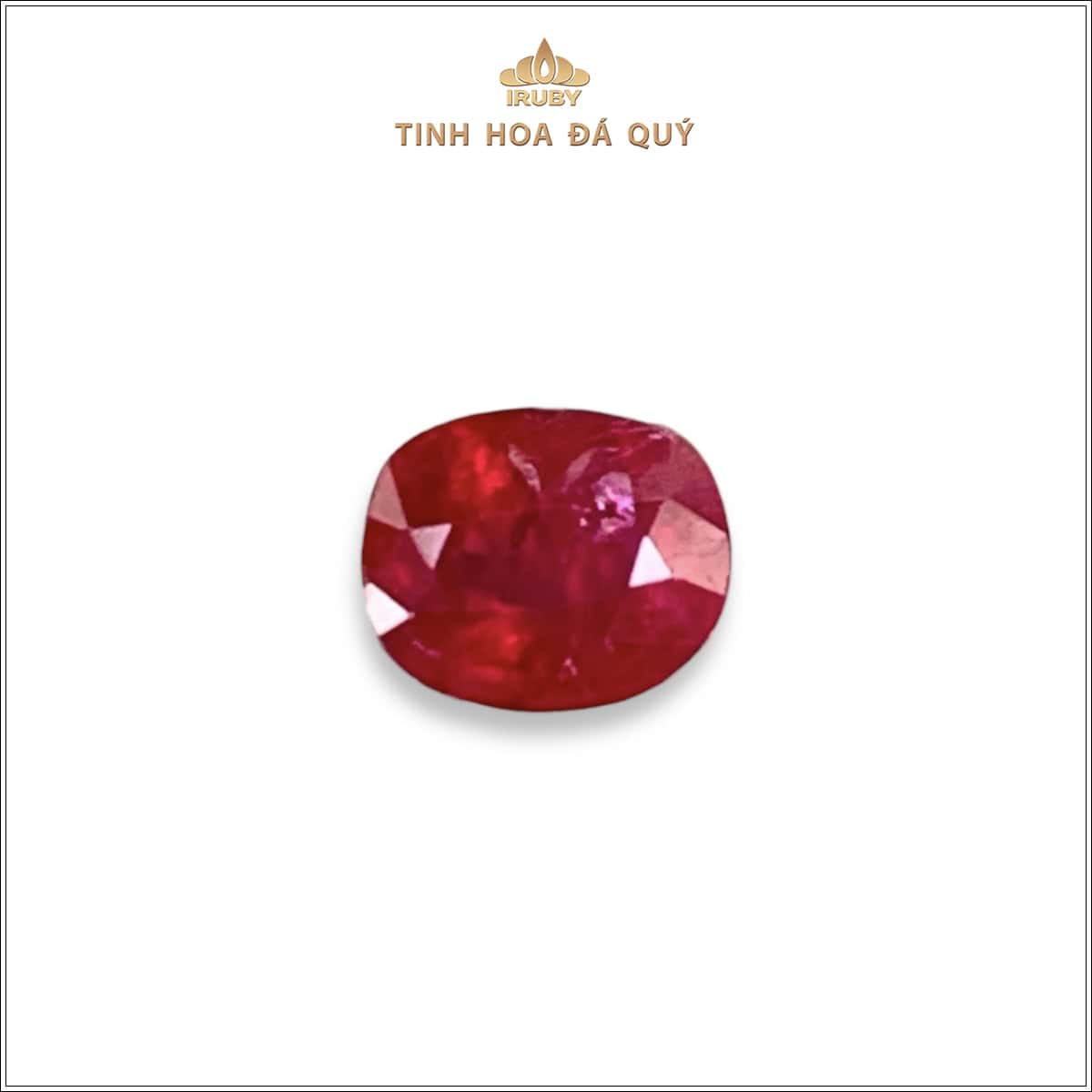 Đá Ruby đỏ huyết Lục Yên tự nhiên 100% 1,10ct – IRRF247 2408110