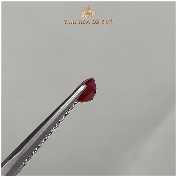 Đá Ruby facet đỏ huyết Lục Yên 1,07ct - IRRF253 2408107 hình ảnh 3