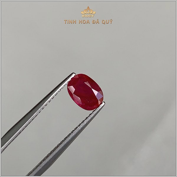 Đá Ruby facet đỏ huyết Lục Yên 1,07ct - IRRF253 2408107 hình ảnh 4