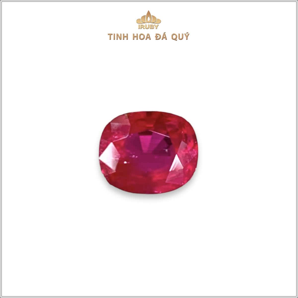 Đá Ruby facet đỏ huyết Lục Yên 1,12ct - IRRF245 2407112