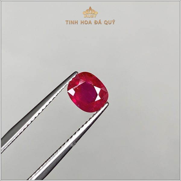 Đá Ruby facet đỏ huyết Lục Yên 1,12ct IRRF245 2407112 hình ảnh 3