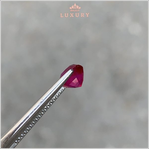 Đá Ruby facet đỏ huyết Lục Yên tự nhiên 100% 1,40ct - IRRF250 2408140 hinhg ảnh 3