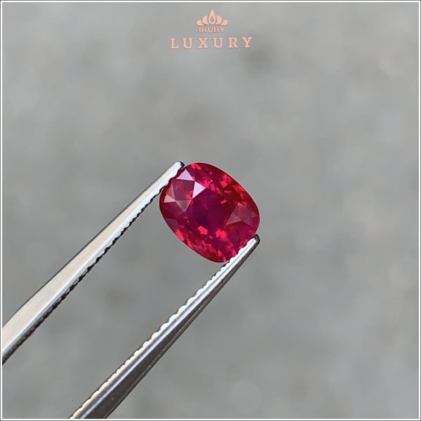 Đá Ruby facet đỏ huyết Lục Yên tự nhiên 100% 1,40ct - IRRF250 2408140 hinhg ảnh 4